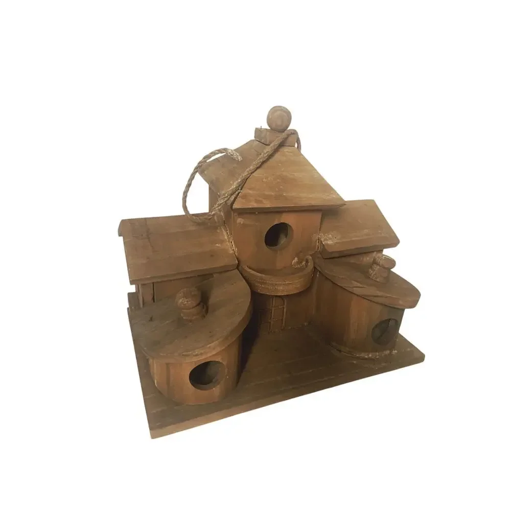 Wooden Multi-Family Birdhouse 10